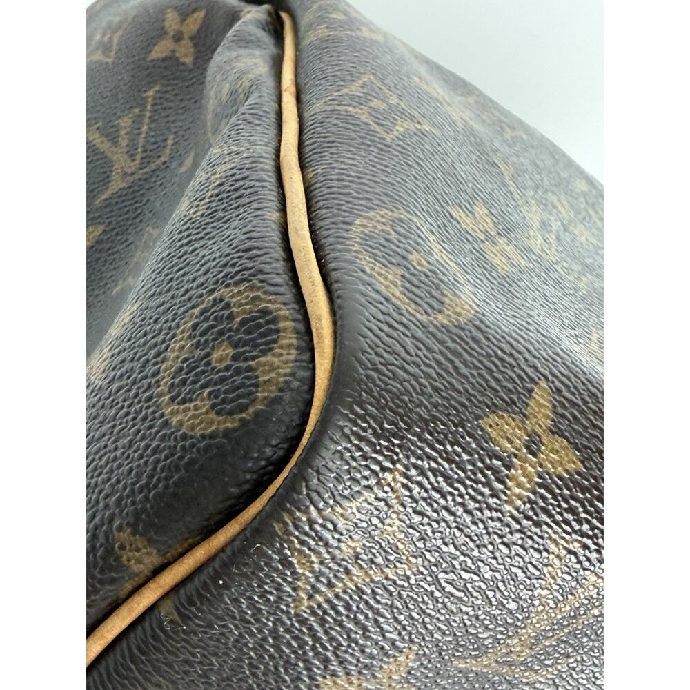 Louis Vuitton Monogram Speedy 35 Bag in Brown Coated Canvas 2006 S - Picture 5 of 16